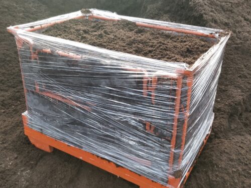Blumen Schwarz, Profi-Blumenerde, Gitterbox ca. 1000l
