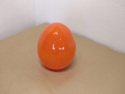 Glasosterei in orange, Höhe ca. 12 cm