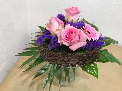 Blumenstrauß rosa lila