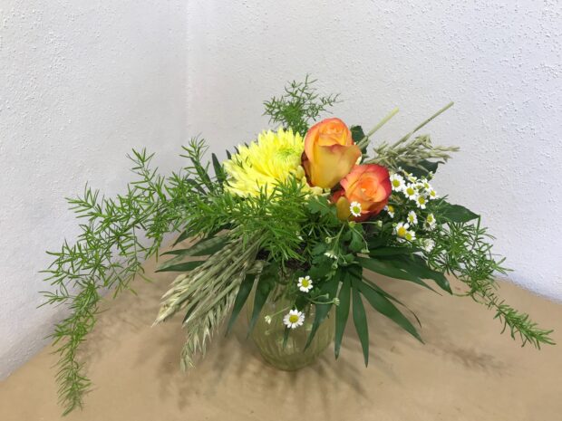 Blumenstrauß gelb orange