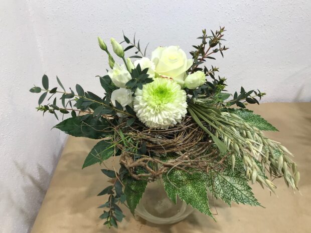 Blumenstrauß natürlich weiß