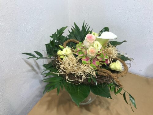 Blumenstrauß in rosé Tönen