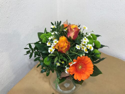 Blumenstrauß gelb-orange Töne