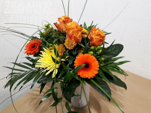 Blumenstrauß orange-gelb
