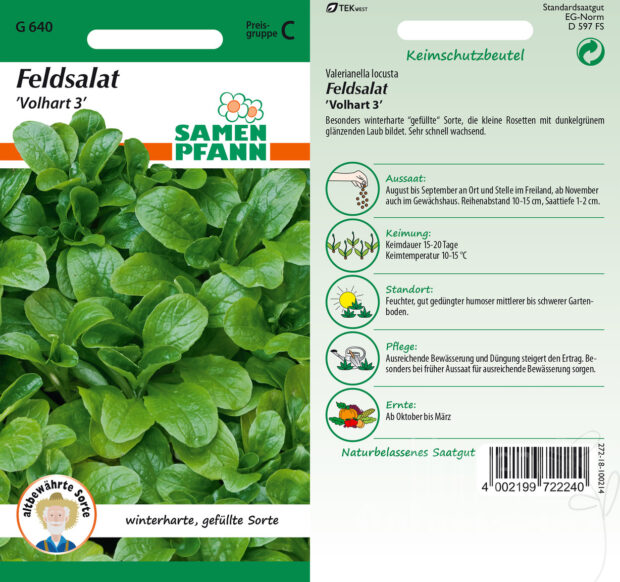 Feldsalat Volhart 3