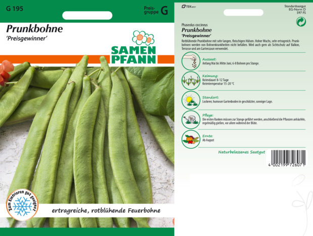 Prunkbohnen Preisgewinner