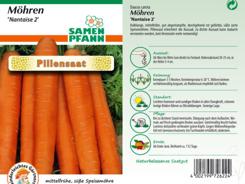 PILLENSAAT Möhren Nantaise 2