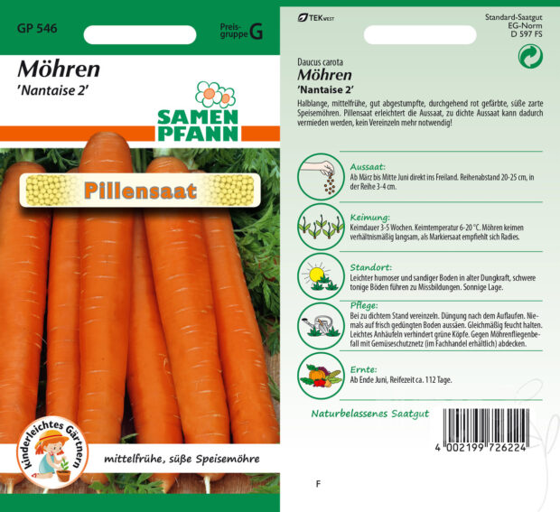 PILLENSAAT Möhren Nantaise 2