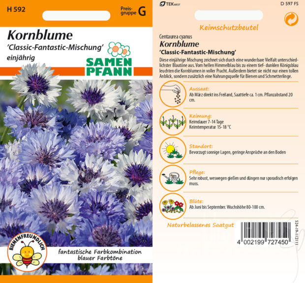 Kornblume Classic Fantastic Mischung