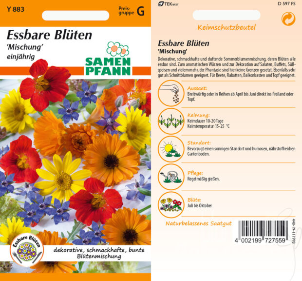 Essbare Blüten
