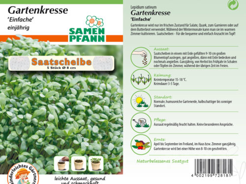 SAATSCHEIBE Gartenkresse