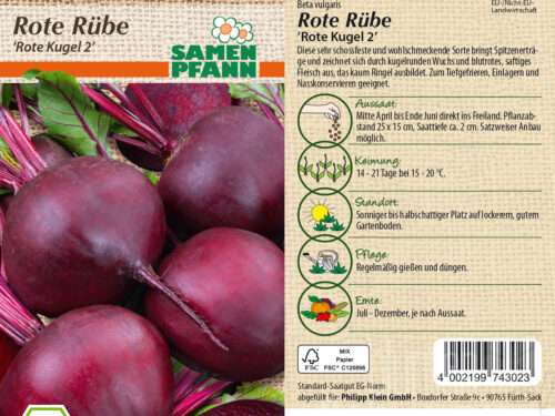Rote Rübe Rote Kugel 2, BIO