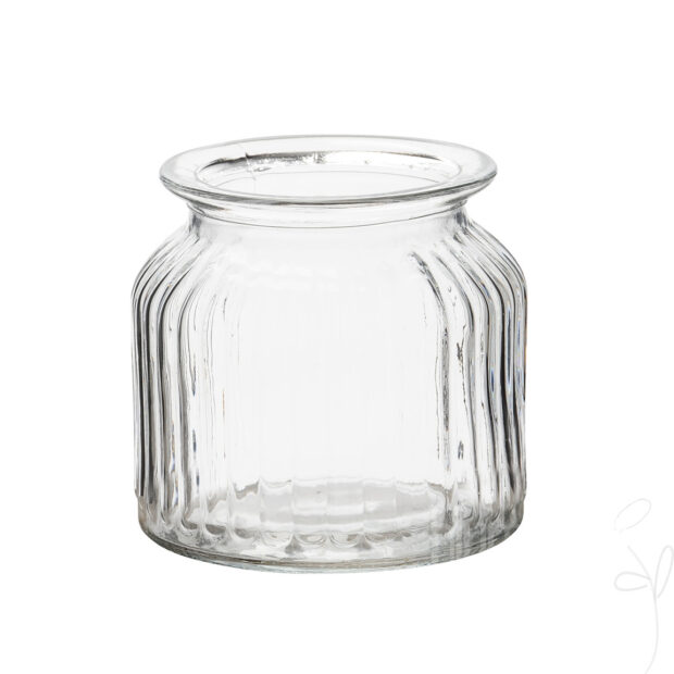 Glasvase gerillt