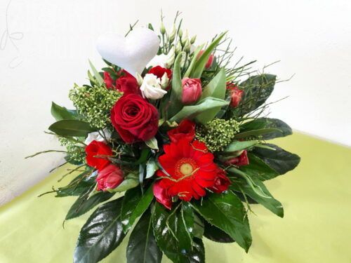 Blumenstrauß rot-weiß