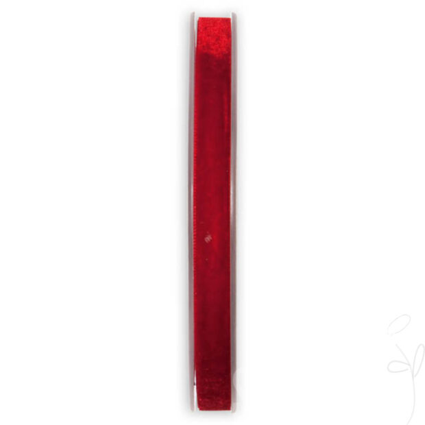 Samtband B10mm/L9,5m, rot