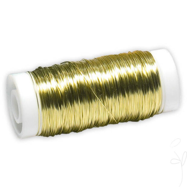 Myrtendraht, Ø0,3mm/Spule 100g gold