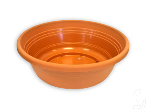 Pflanzschale Ø30xH10cm, terra