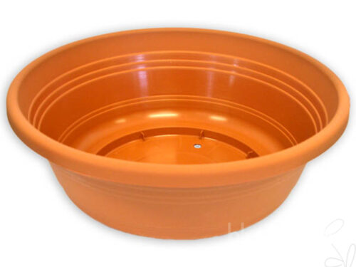 Pflanzschale Ø60xH22cm, terra