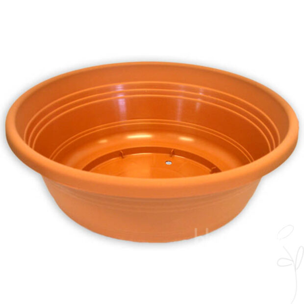 Pflanzschale Ø60xH22cm, terra