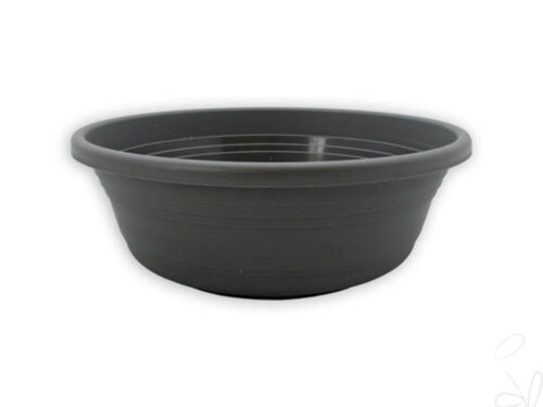Pflanzschale Ø25xH9cm, anthrazit