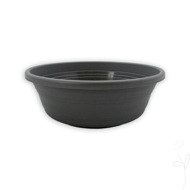 Pflanzschale Ø25xH9cm, anthrazit