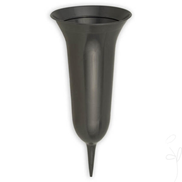 Grabvase Classic H26cm / Øoben 11,5cm, anthrazit