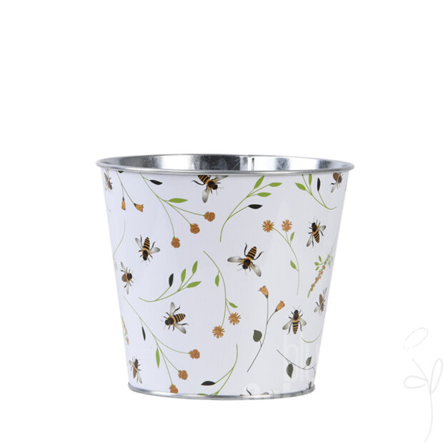 Bienenmuster Blumentopf