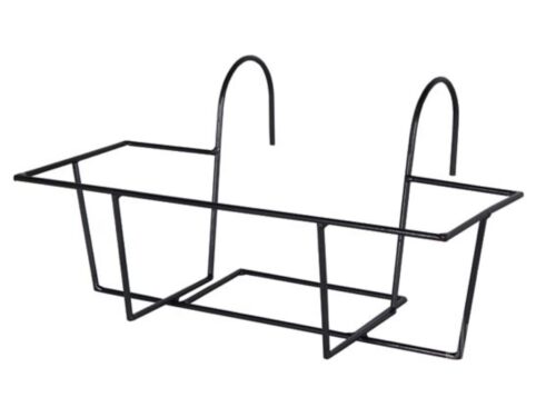 Blumenkastenhalter Amy eck schwarz D55x26 H20