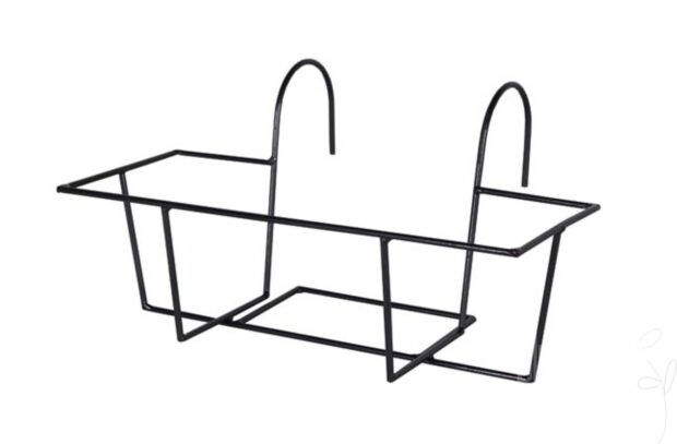 Blumenkastenhalter Amy eck schwarz D55x26 H20