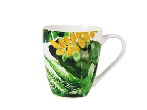 Becher mit Henkel Urban Plant farbe D9x13 H10