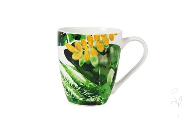 Becher mit Henkel Urban Plant farbe D9x13 H10