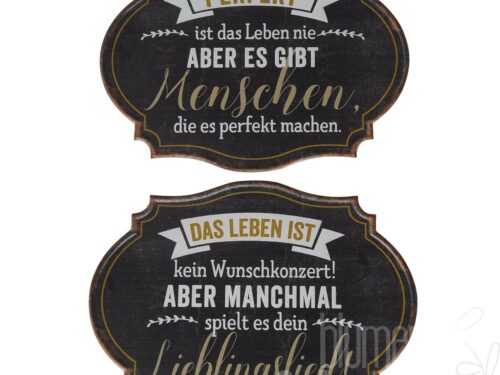 Schild z. Hg. 2fach