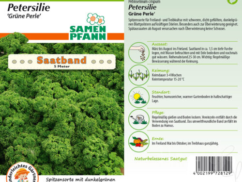 SAATBAND Petersilie Grüne Perle