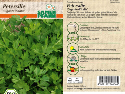 Petersilie Gigante dItalia, BIO