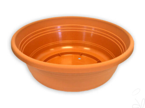 Pflanzschale Ø40xH14cm, terra