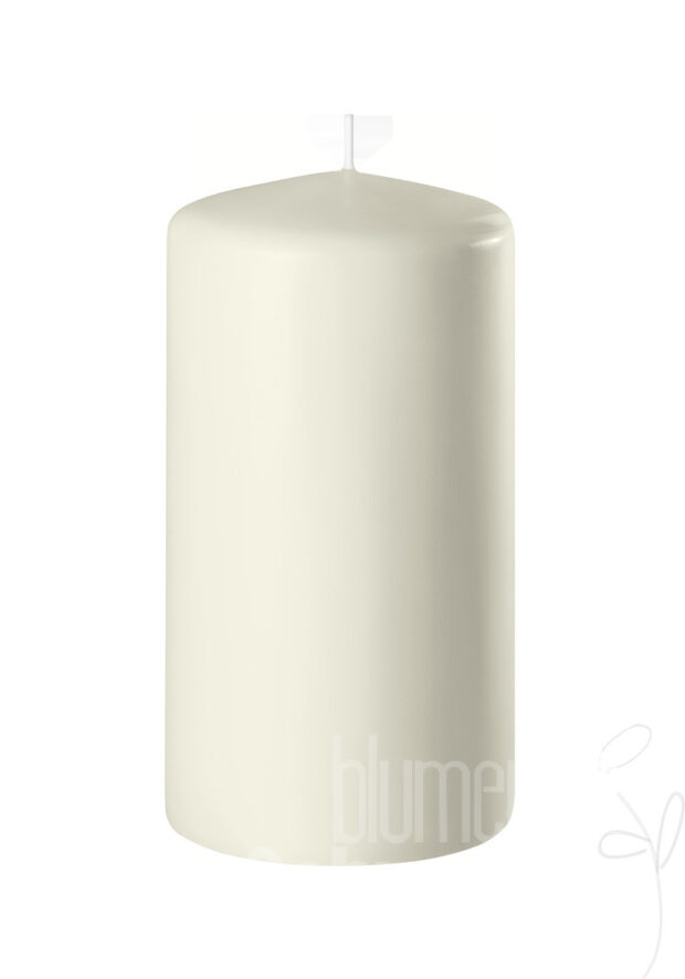 Rustic Safe Candle 140x70 mm wollweiß