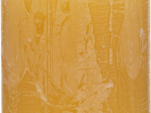 Rustic Safe Candle 80x60 mm senf