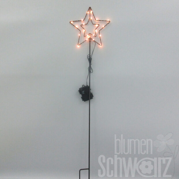 Stecker Stern x2 beleuchtet