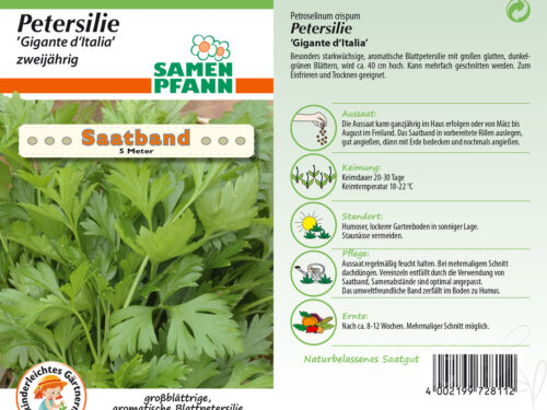 SAATBAND Petersilie Gigante dItalia