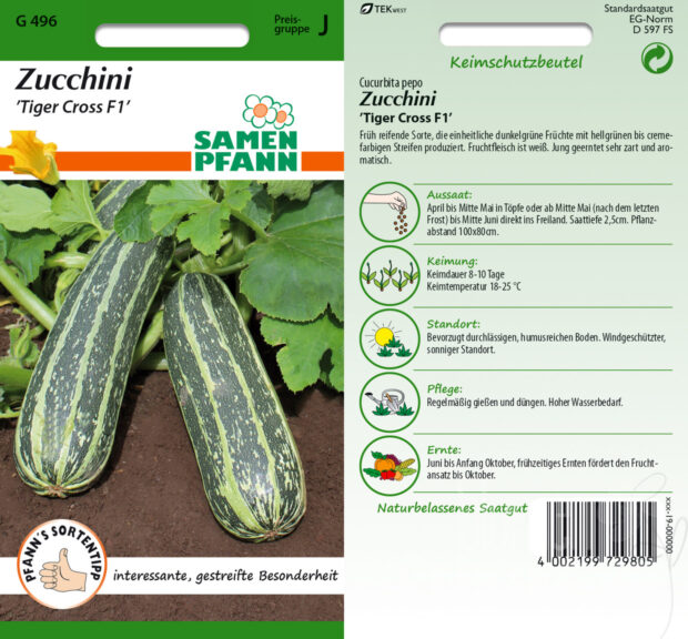 Zucchini Tiger Cross F1