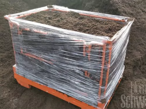 Blumen Schwarz, Spezialerde für Gehölze und Stauden, Gitterbox