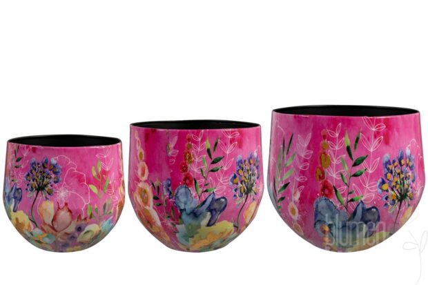 Topf Fiesta fuchsia D24 H21