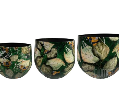 Topf Bee gruen D28 H25