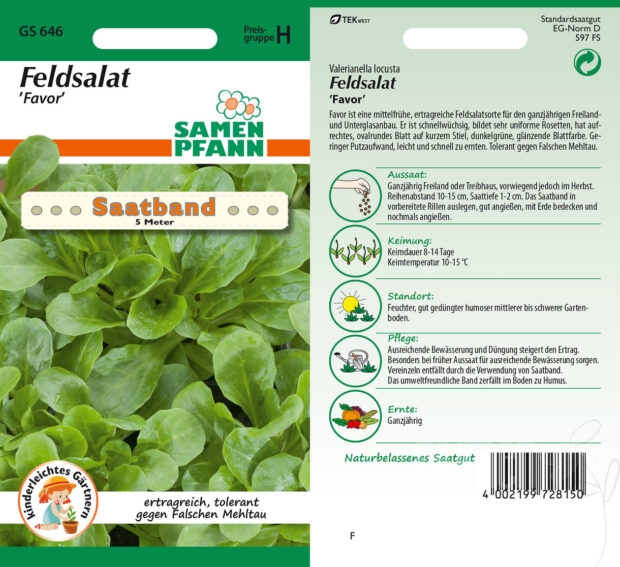SAATBAND Feldsalat Favor