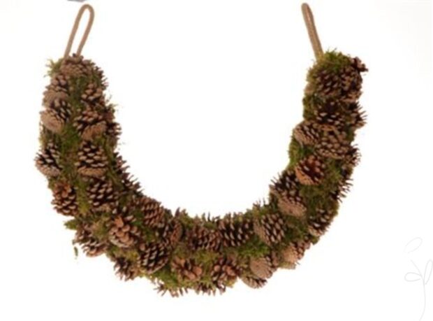 Hanger Arch Moss Pinecone