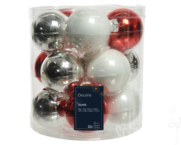 Kugeln Glas enamel-shiny mix
