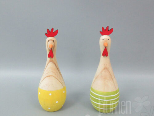 Huhn Hahn 2fach