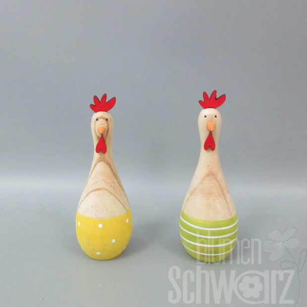 Huhn Hahn 2fach