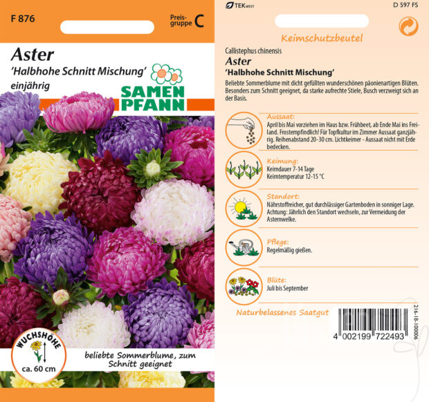 Aster Halbhohe Schnitt Mischung