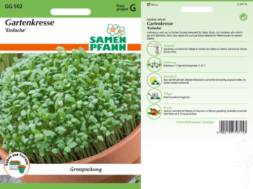 GROßPACKUNG Gartenkresse